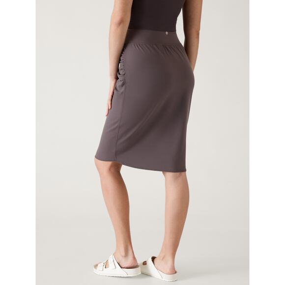 Athleta Charcoal Transcend Pencil Skirt - Picture 3 of 9